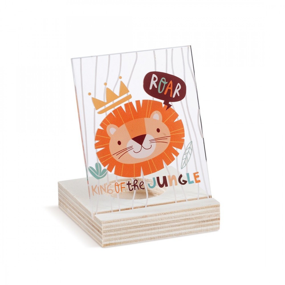 Ξύλινο ρεσό με καδράκι Plexi 