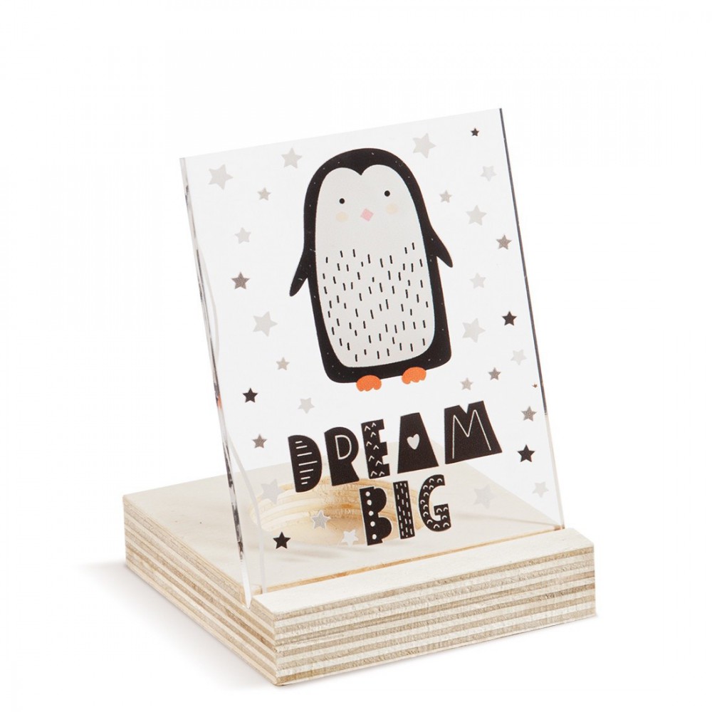 Ξύλινο ρεσό με καδράκι Plexi 