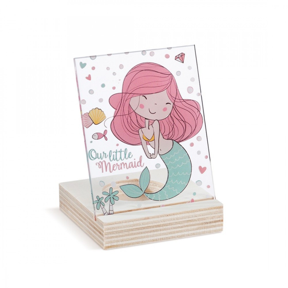 Ξύλινο ρεσό με καδράκι Plexi 