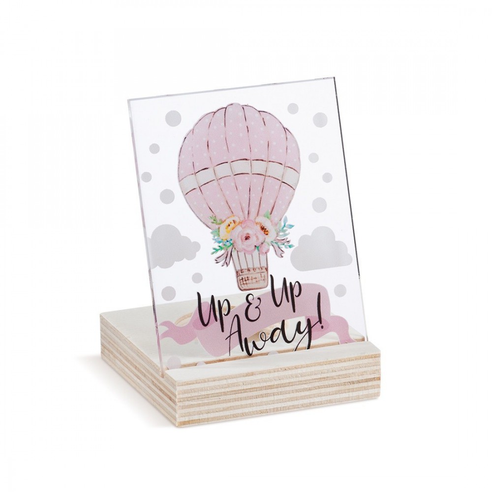 Ξύλινο ρεσό με καδράκι Plexi 