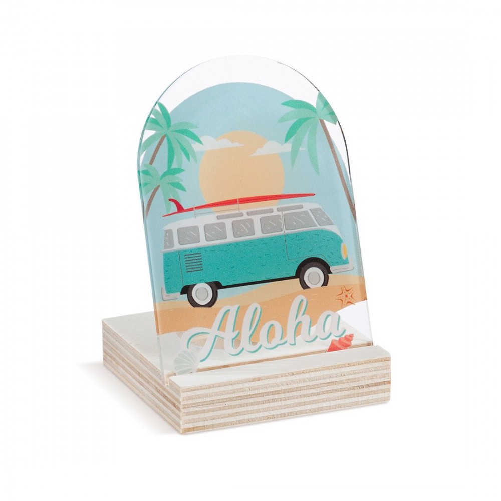 Ξύλινη Βάση Ρεσώ με Plexi 