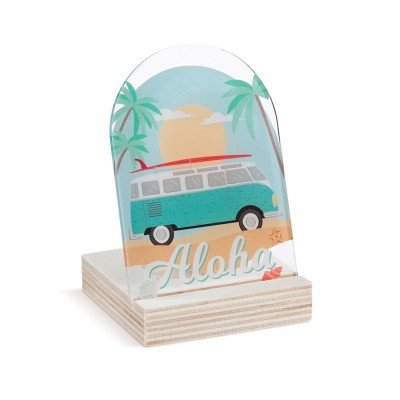 Ξύλινη Βάση Ρεσώ με Plexi