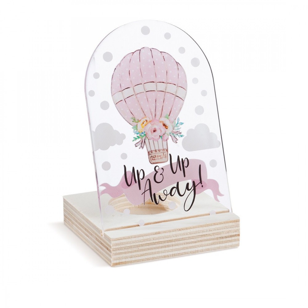 Ξύλινη Βάση Ρεσώ με Plexi 