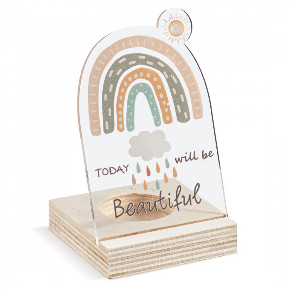 Ξύλινη Βάση Ρεσώ με Plexi 