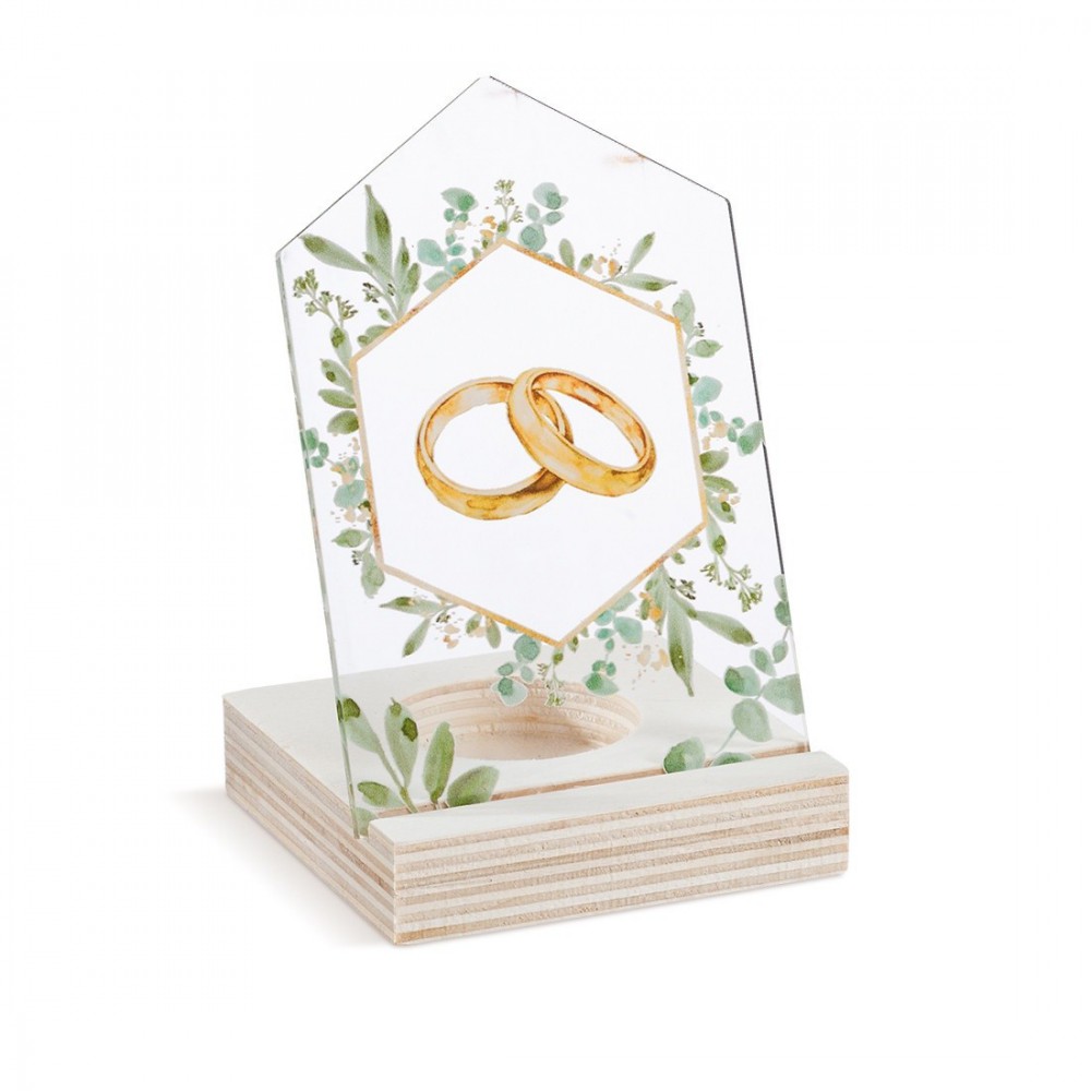 Ξύλινη Βάση Ρεσώ με Plexi 