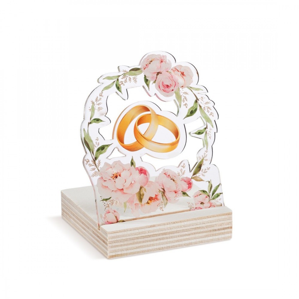 Ξύλινη Βάση Ρεσώ με Plexi 