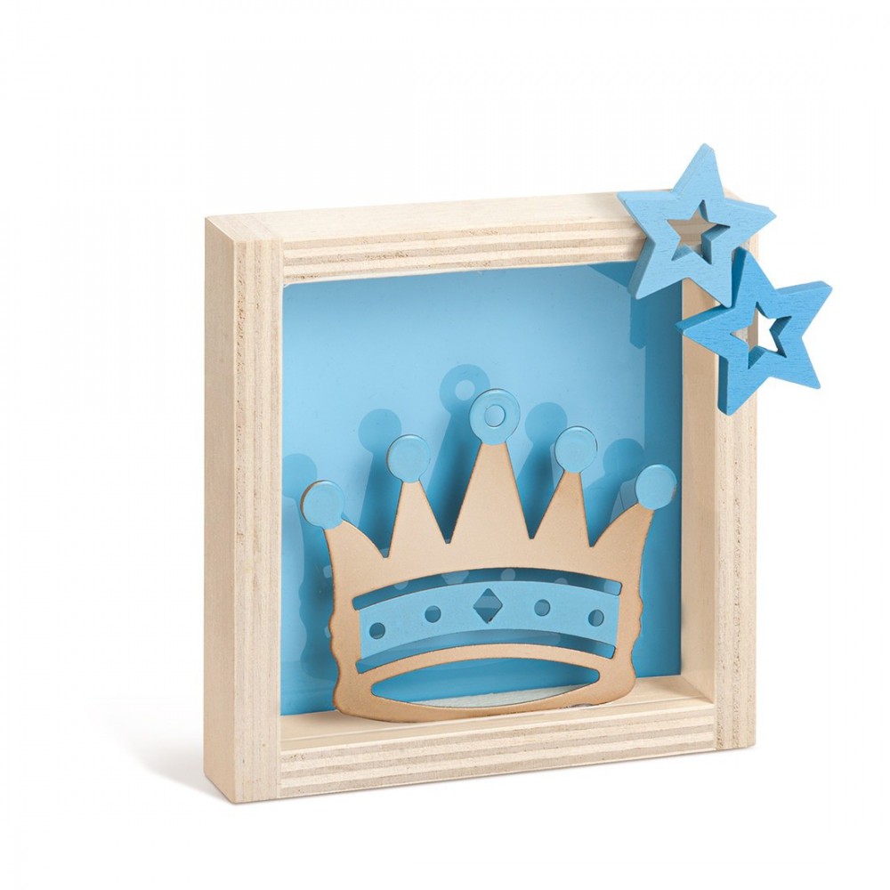 Ξύλινο Καδράκι με Plexiglass 