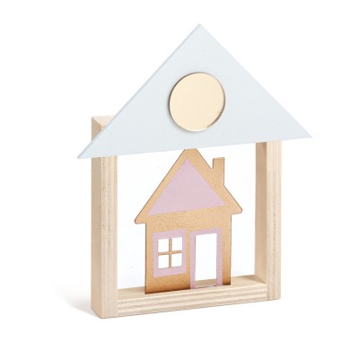 Ξύλινο Καδράκι με Plexiglass