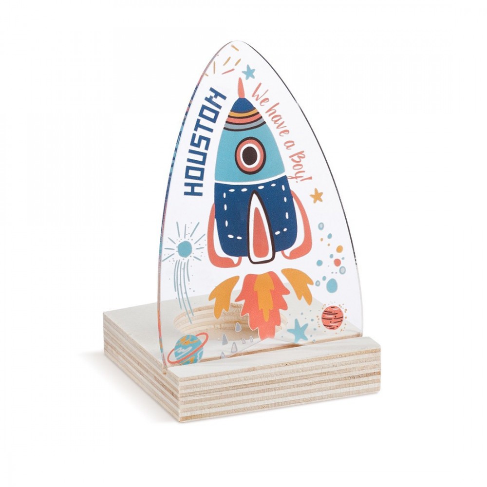 Ξύλινη Βάση Ρεσώ με Plexi 