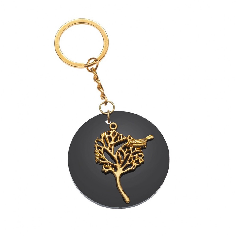 Μπρελόκ Plexiglass με μεταλλικό στοιχείο 