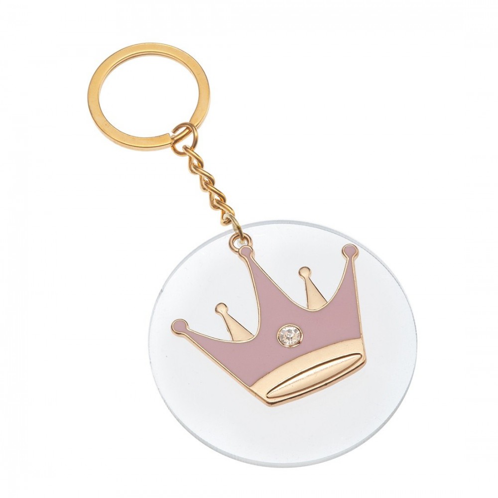 Μπρελόκ Plexiglass με μεταλλικό στοιχείο 