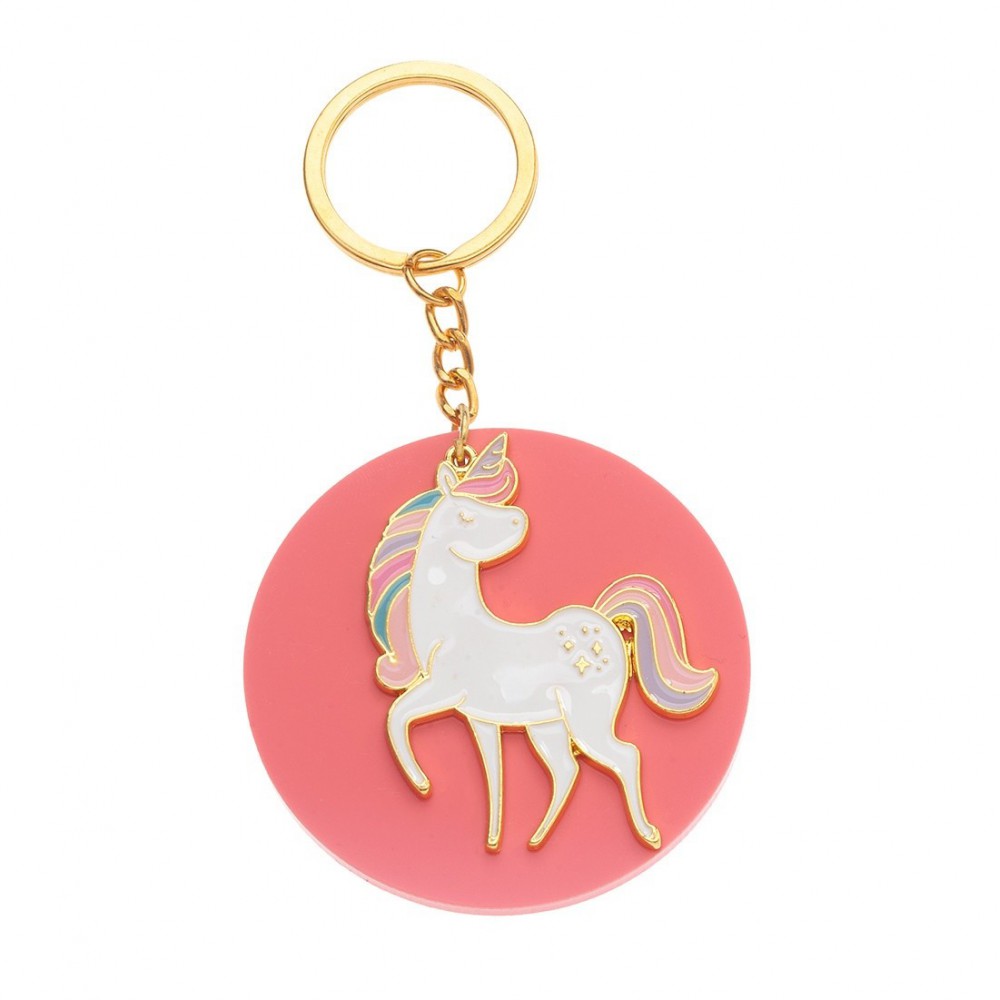 Μπρελόκ Plexiglass με μεταλλικό στοιχείο 