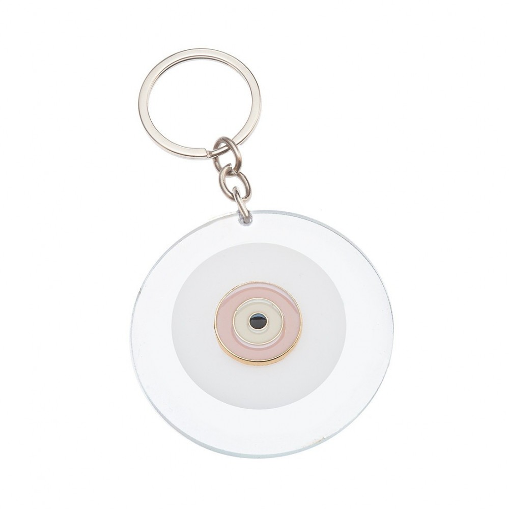 Μπρελόκ Plexiglass με μεταλλικό στοιχείο 