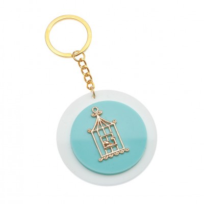 Μπρελόκ Plexiglass με μεταλλικό στοιχείο