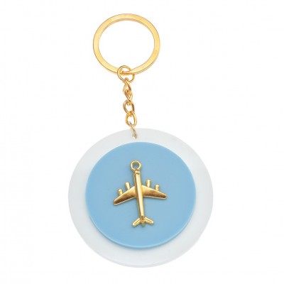 Μπρελόκ Plexiglass με μεταλλικό στοιχείο