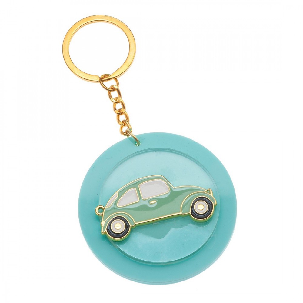 Μπρελόκ Plexiglass με μεταλλικό στοιχείο 