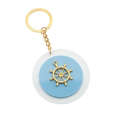 Μπρελόκ Plexiglass με μεταλλικό στοιχείο