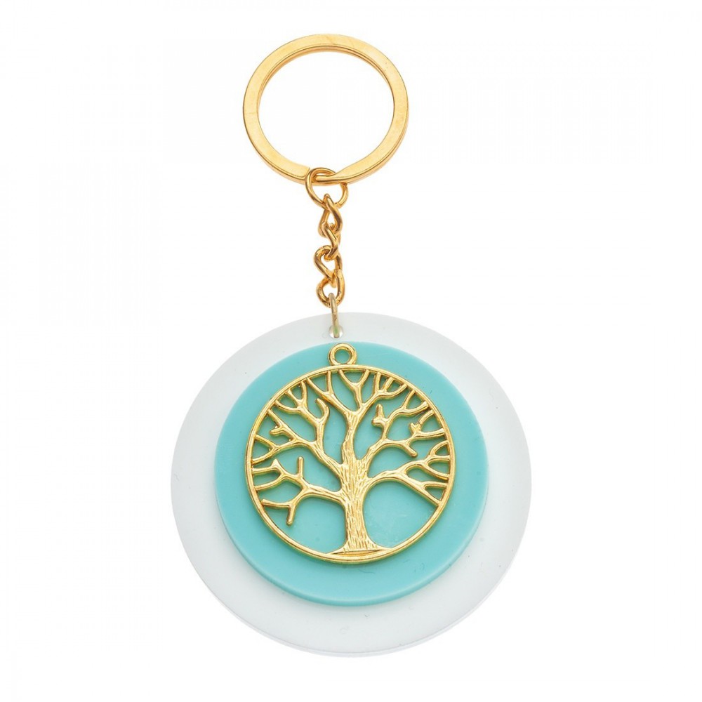 Μπρελόκ Plexiglass με μεταλλικό στοιχείο 