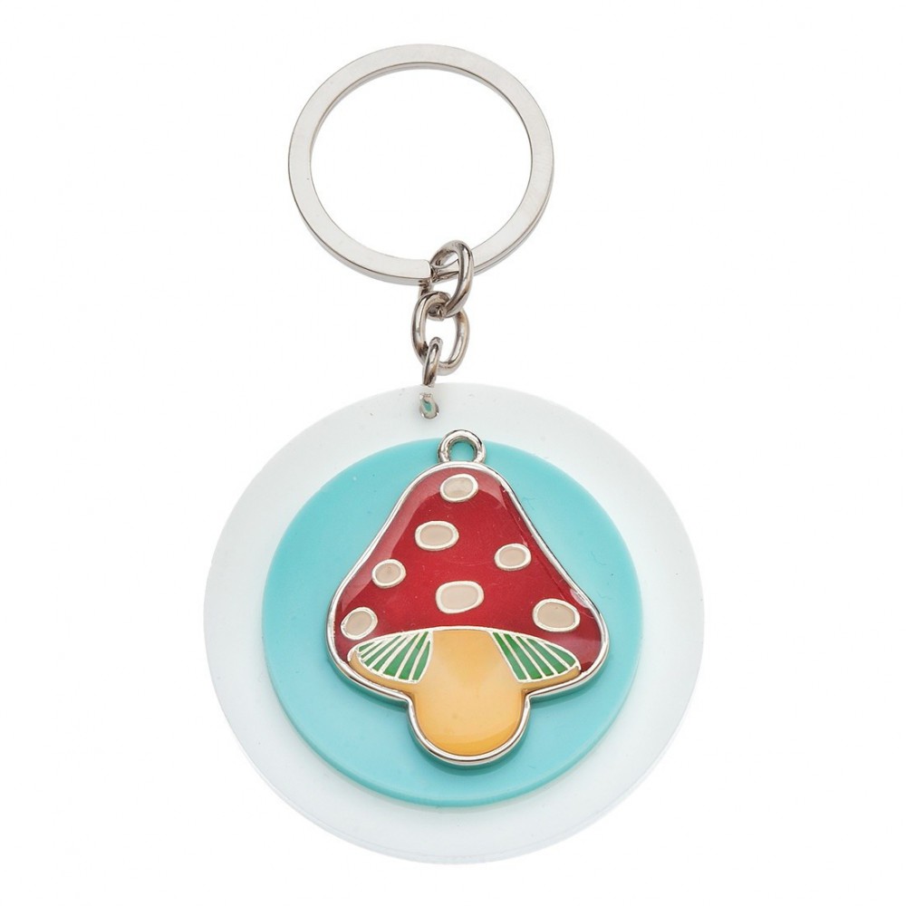 Μπρελόκ Plexiglass με μεταλλικό στοιχείο 