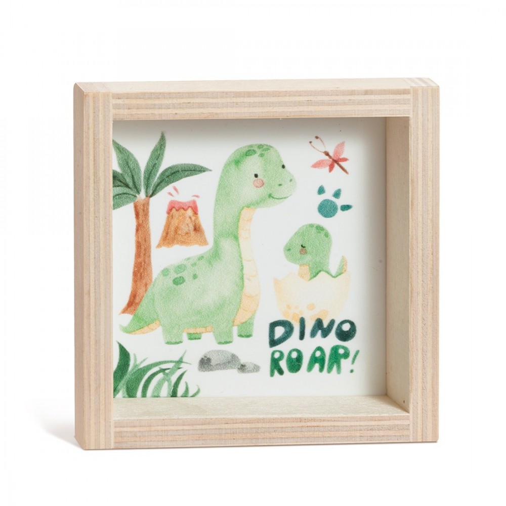 Ξύλινο Καδράκι με Plexi 