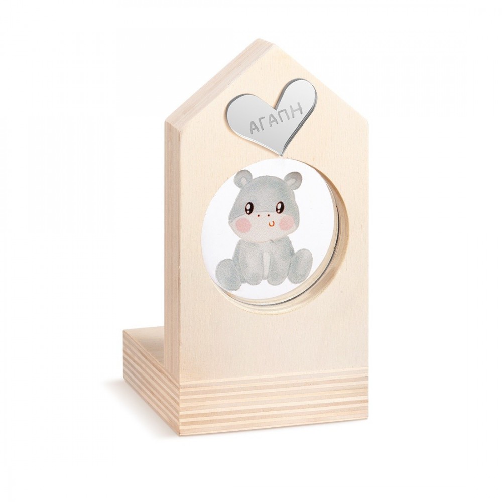 Ξύλινο Σπιτάκι Ρεσώ με Plexi 