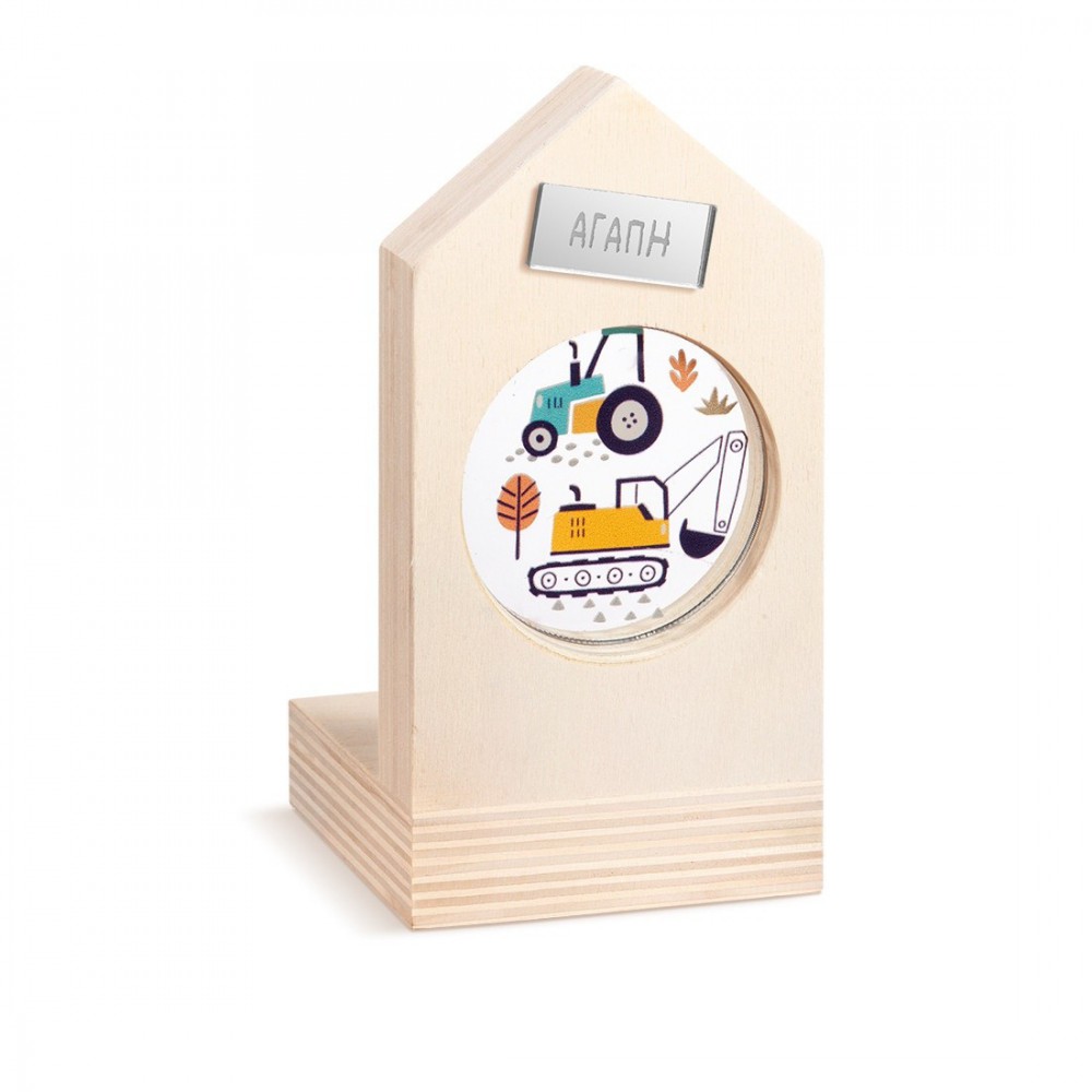 Ξύλινο Σπιτάκι Ρεσώ με Plexi 