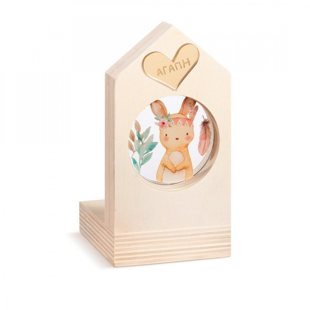 Ξύλινο Σπιτάκι Ρεσώ με Plexi 