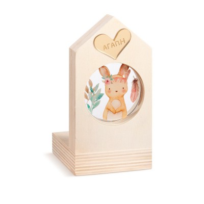 Ξύλινο Σπιτάκι Ρεσώ με Plexi