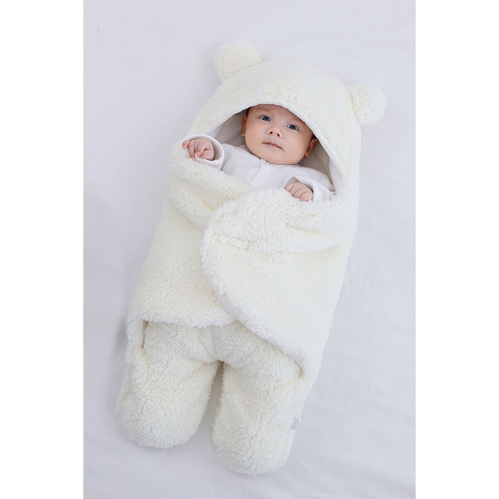 Υπνόσακος μάλλινος 0-9 μηνών Εκρού