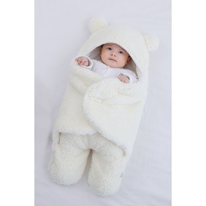 Υπνόσακος μάλλινος 0-9 μηνών Εκρού