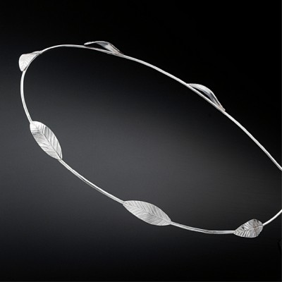 Στέφανα Γάμου Ασημένια  Μυρίνη