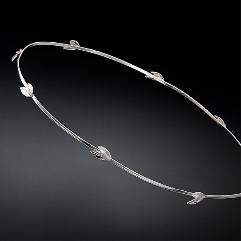  Στέφανα Γάμου Επάργυρα με Φύλλο Ελιάς