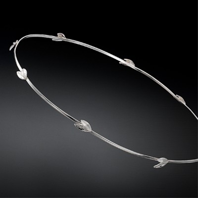  Στέφανα Γάμου Επάργυρα με Φύλλο Ελιάς