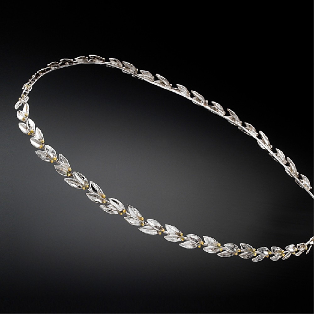 Στέφανα Γάμου Ασημένια  Πραξιθέα