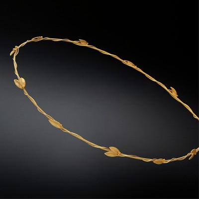 Στέφανα Γάμου Με Φύλλα Ελιάς Επάργυρα  Ρήνη