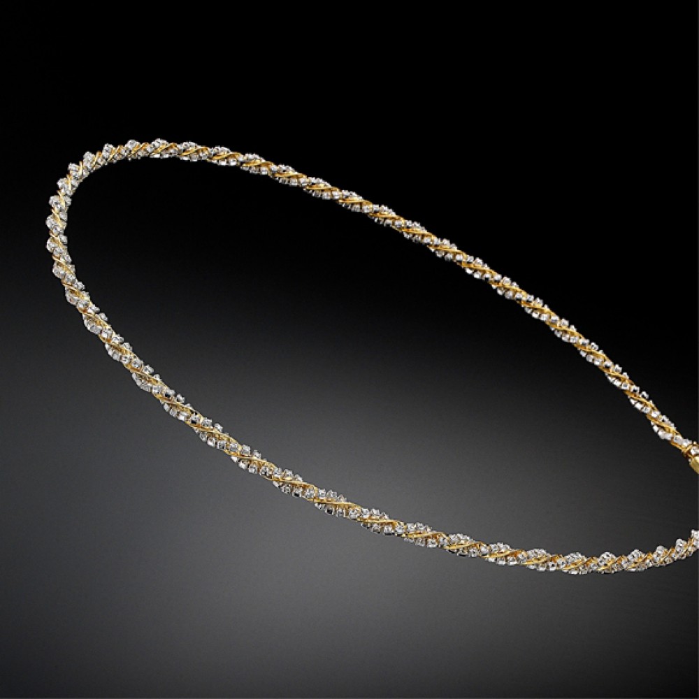 Στέφανα Γάμου Ασημένια Με Swarovski Ρωξάνη