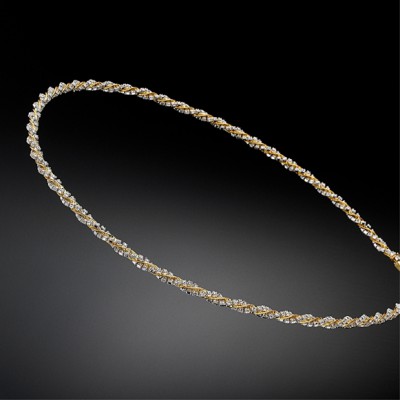 Στέφανα Γάμου Επάργυρα  Με Swarovski Ρωξάνη