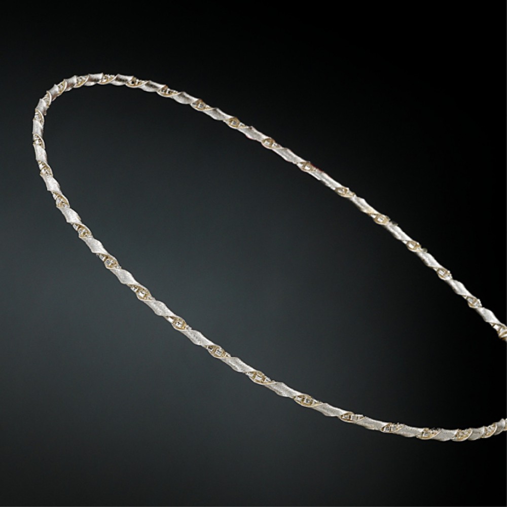 Στέφανα Γάμου Επάργυρα  με Swarovski Λευκίππη