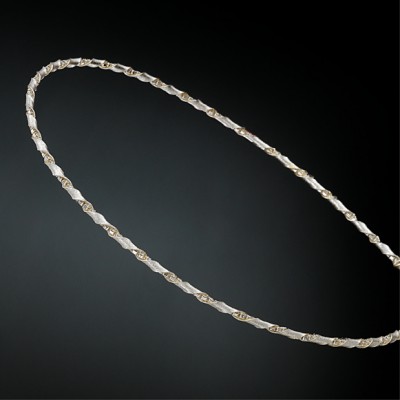 Στέφανα Γάμου Επάργυρα  με Swarovski Λευκίππη