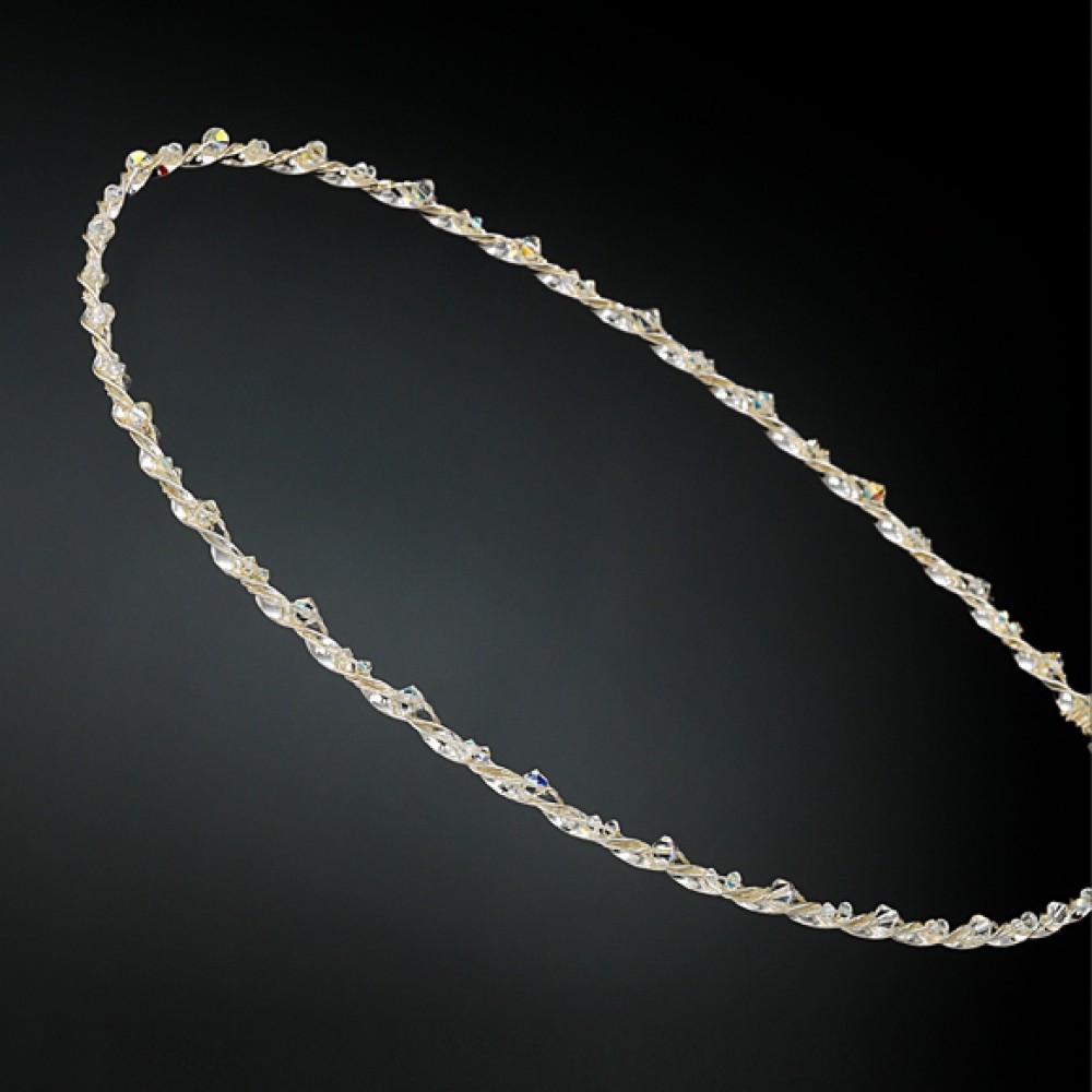 Στέφανα Γάμου Γυαλιστερά Ασημένια Φίλτις