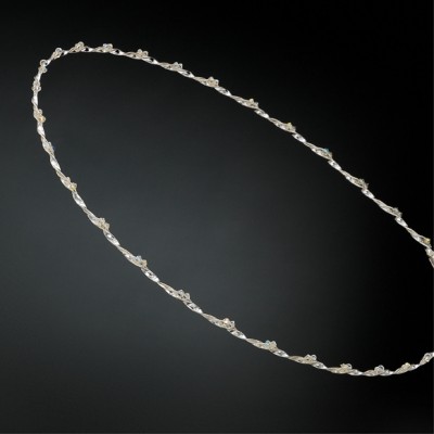 Στέφανα Γάμου Επάργυρα  με Swarovski Φανώ