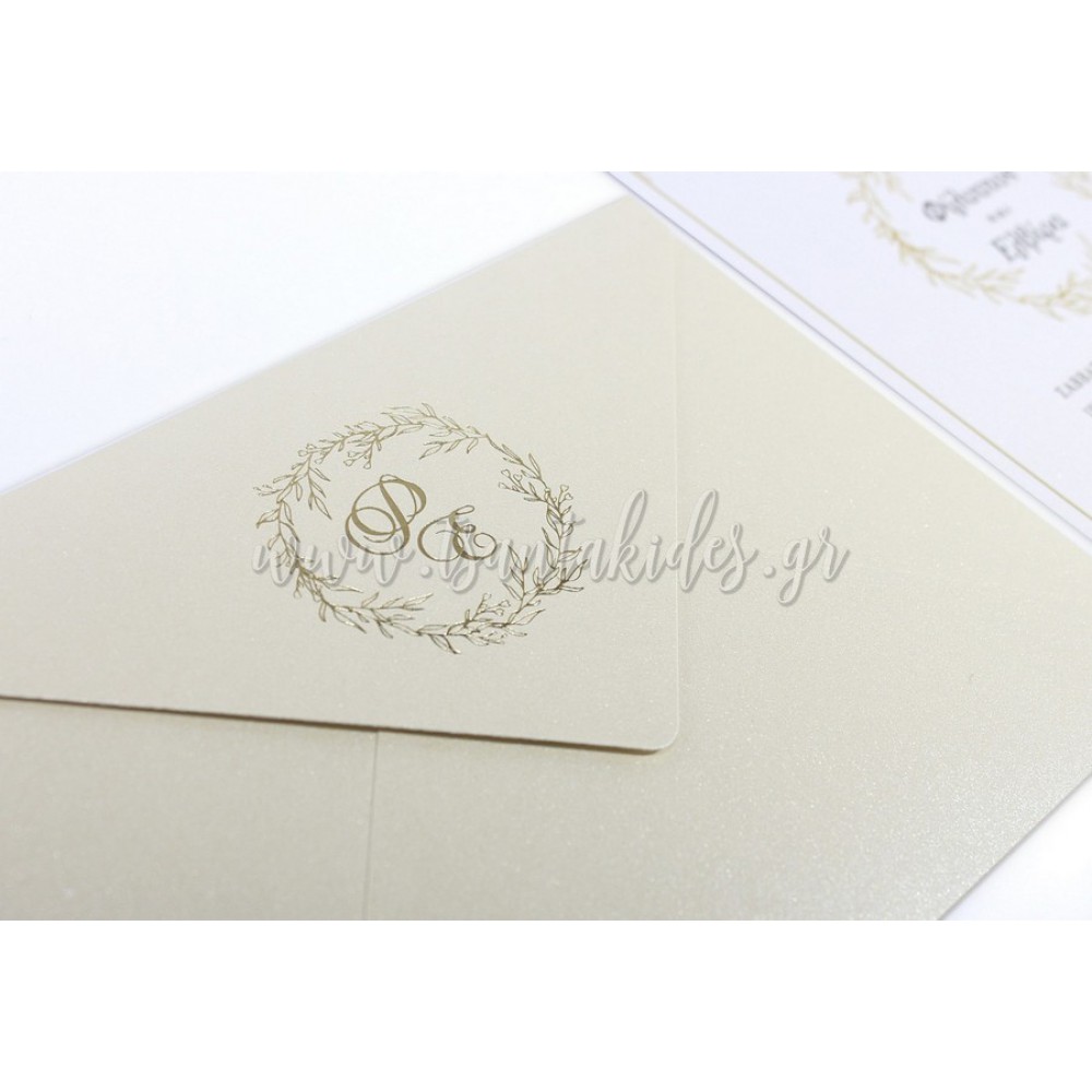 Προσκλητήριο Γάμου 7719 No106Κ